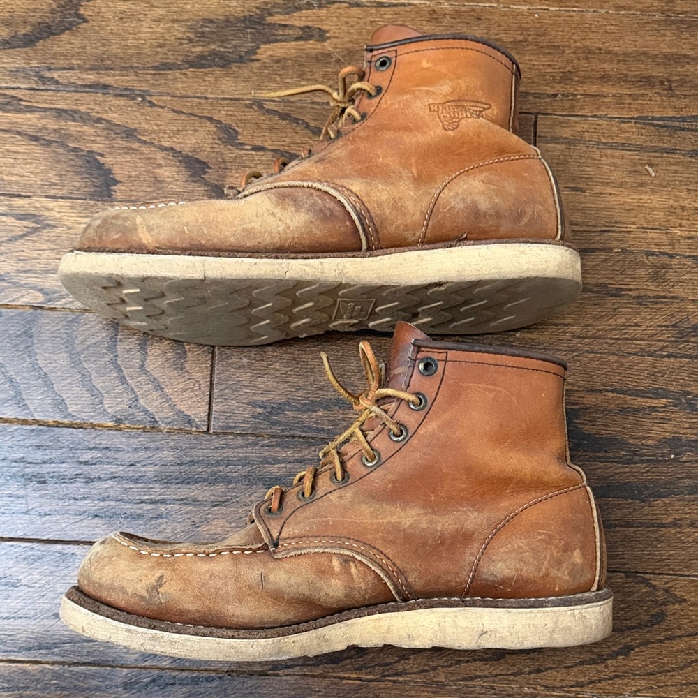 Red Wing Leather Work Boots - Picture 9 of 13